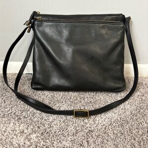 Margot Pebbled Leather Multi-Zip Crossbody Bag